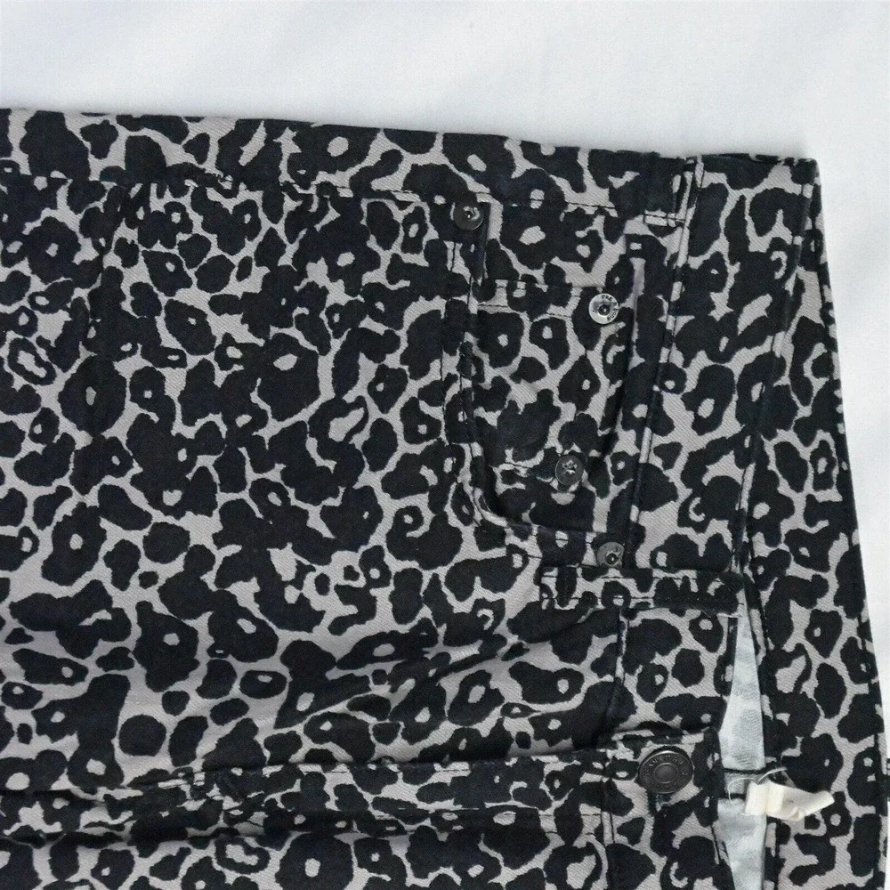 Good American 6 / 27 High‎ Rise Skinny Natural Swirl Stretch Denim Jeans